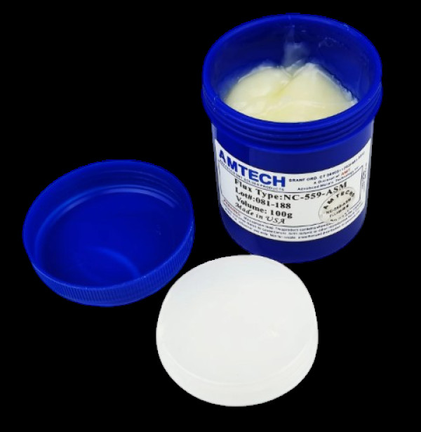 Флюс-паста AMTECH NC-559-ASM 100г безвідмивний для BGA SMD синій