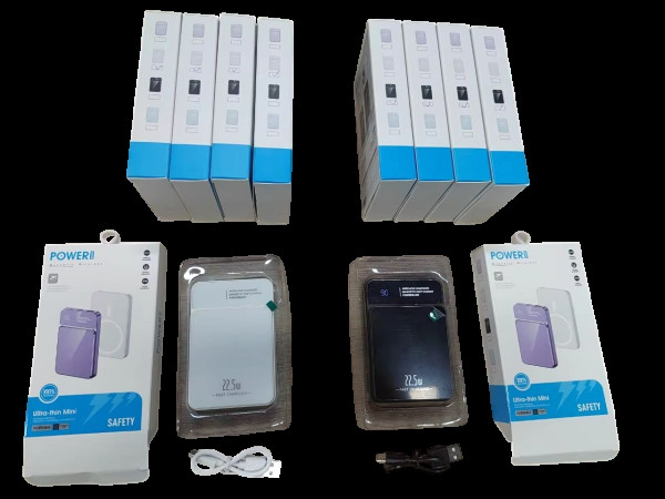 Powerbank 10000 mAh MagSafe 22.5W біла бездротова зарядка для iPhone від Козак Шоп Powerbank 10000 mAh MagSafe 22.5W біла бездротова зарядка для iPhone від Козак Шоп