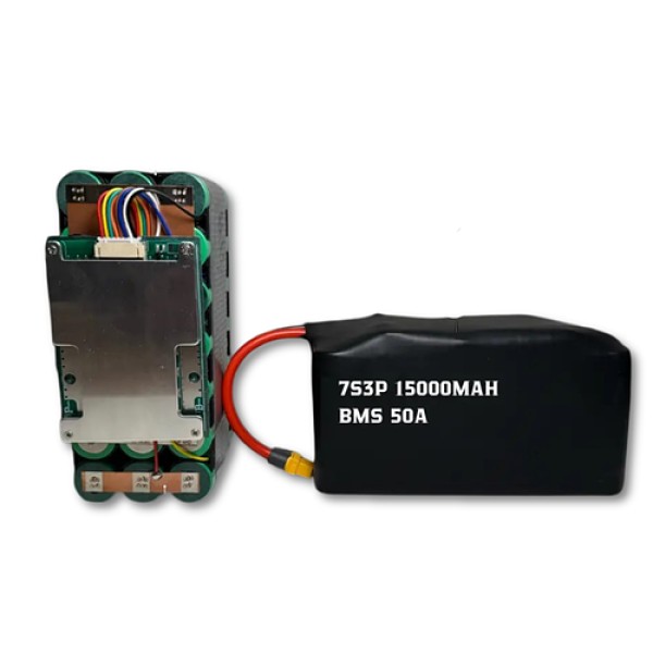 Акумулятор для РЕБ 7s3p 15000mah З платою балансиром BMS