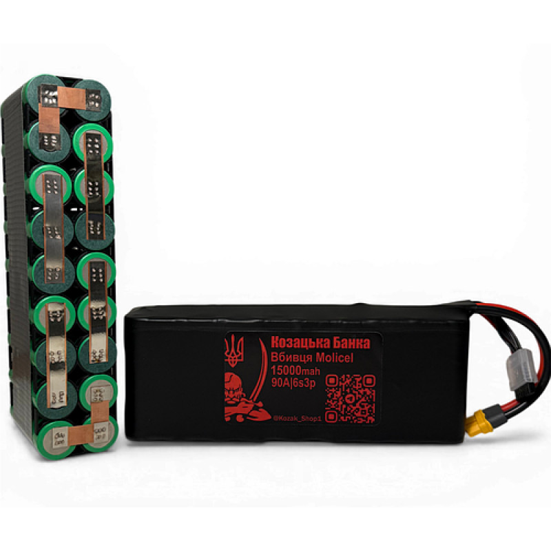 6S3P Molicel 15000мАг 90А 